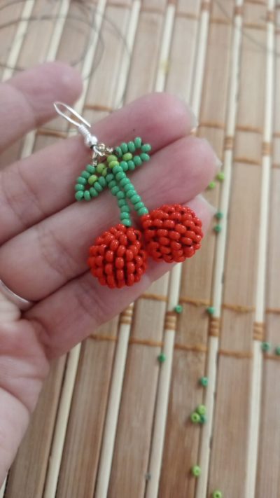 🍒Aretes Cereza